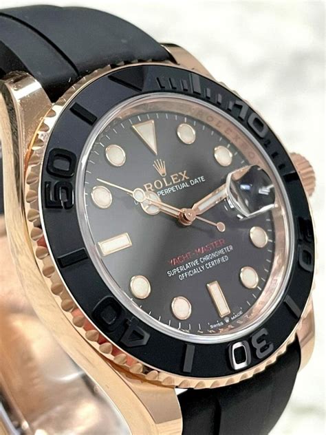 rolex caoutchouc or rose|rolex yacht master 40 review.